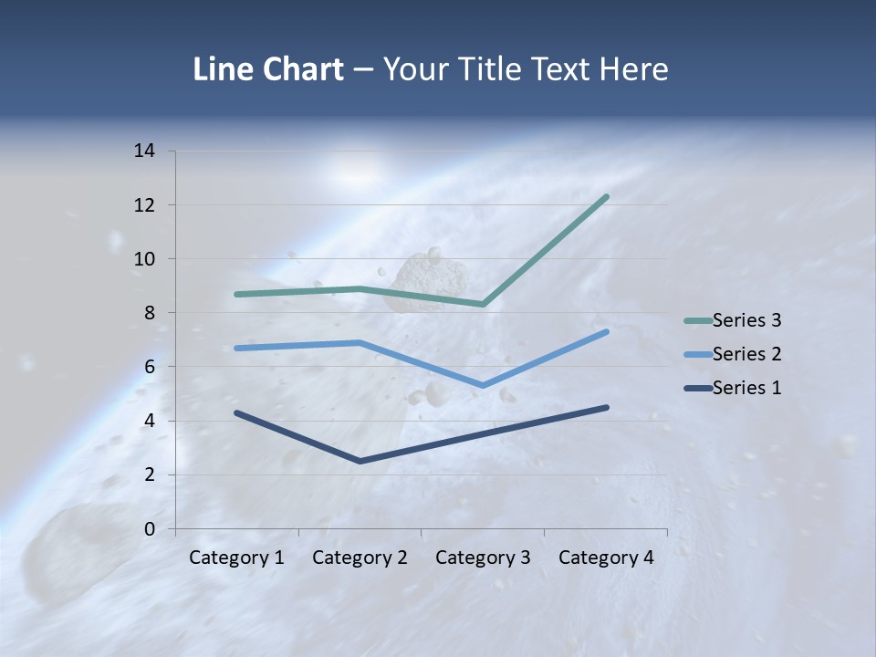Meteorite Star Danger PowerPoint Template