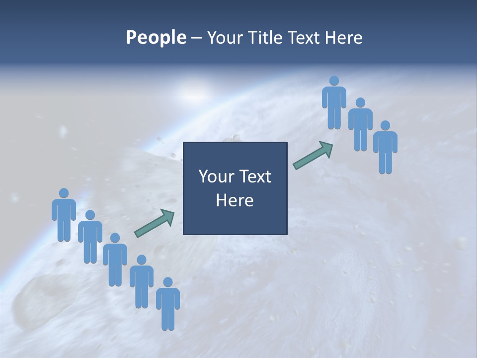 Meteorite Star Danger PowerPoint Template