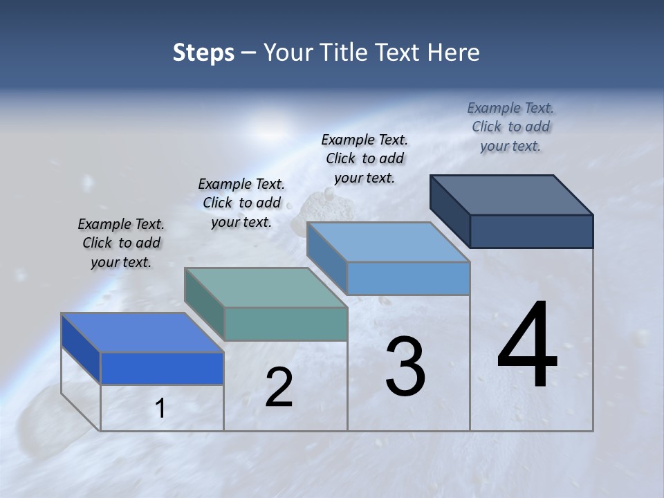 Meteorite Star Danger PowerPoint Template