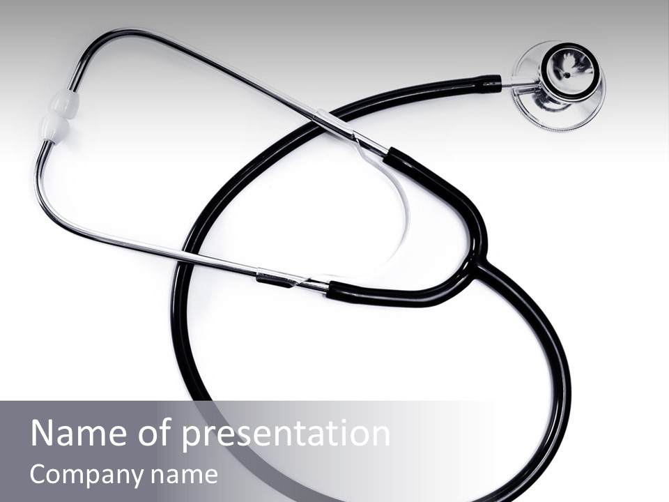 Measurement Metal Hospital PowerPoint Template