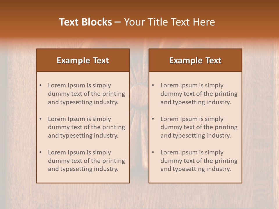 Urban House Castle PowerPoint Template
