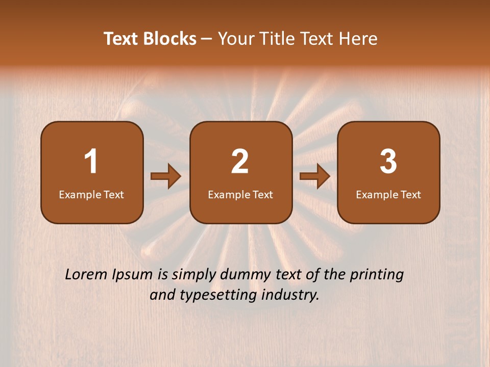 Urban House Castle PowerPoint Template