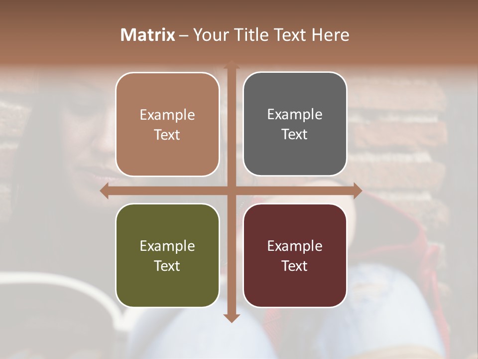 Woman Girl Femininity PowerPoint Template