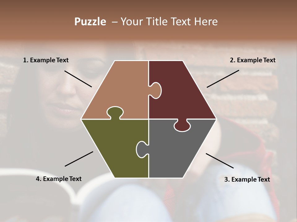 Woman Girl Femininity PowerPoint Template