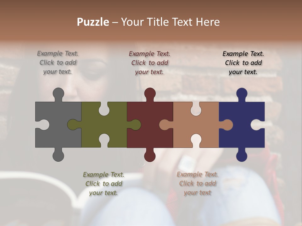 Woman Girl Femininity PowerPoint Template