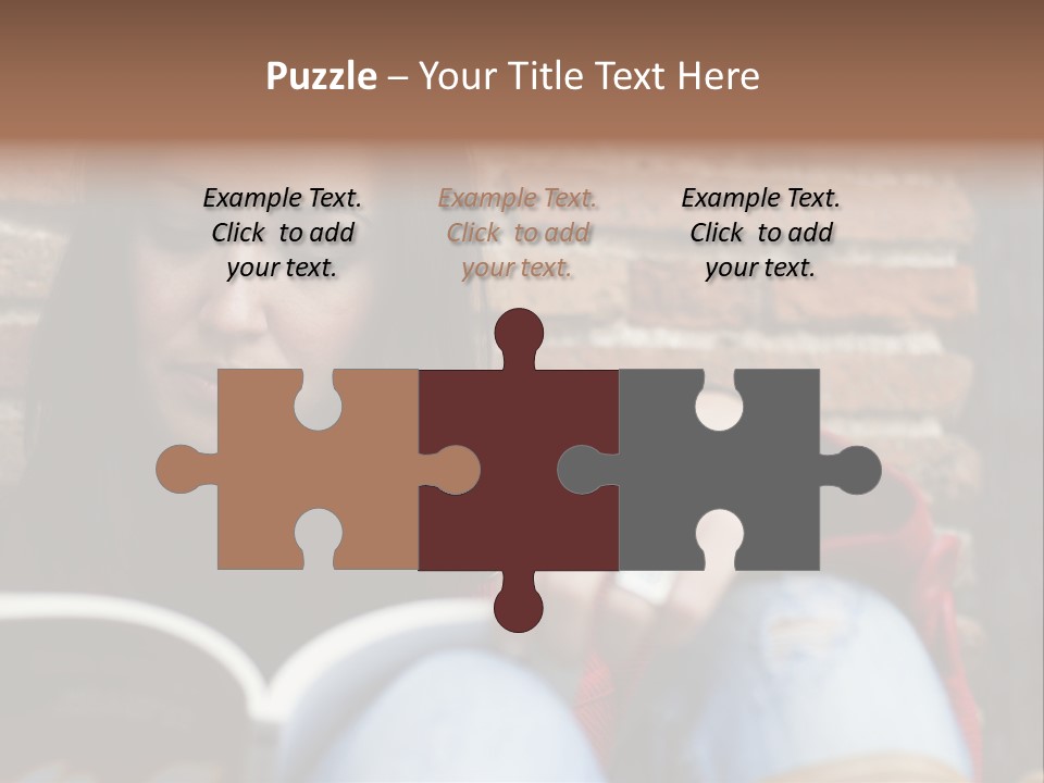 Woman Girl Femininity PowerPoint Template