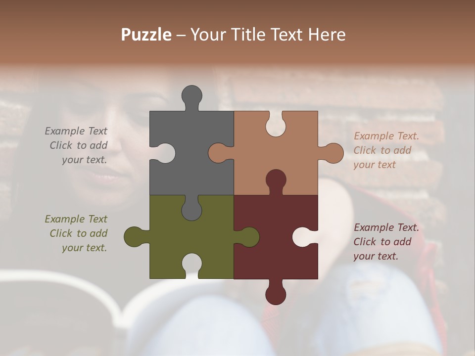 Woman Girl Femininity PowerPoint Template