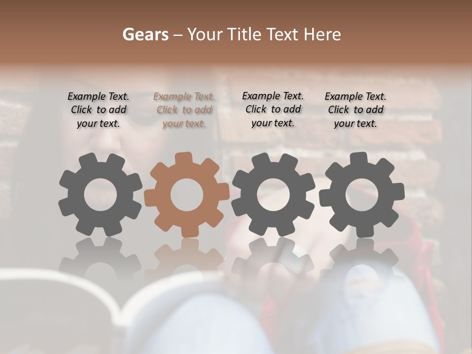 Woman Girl Femininity PowerPoint Template