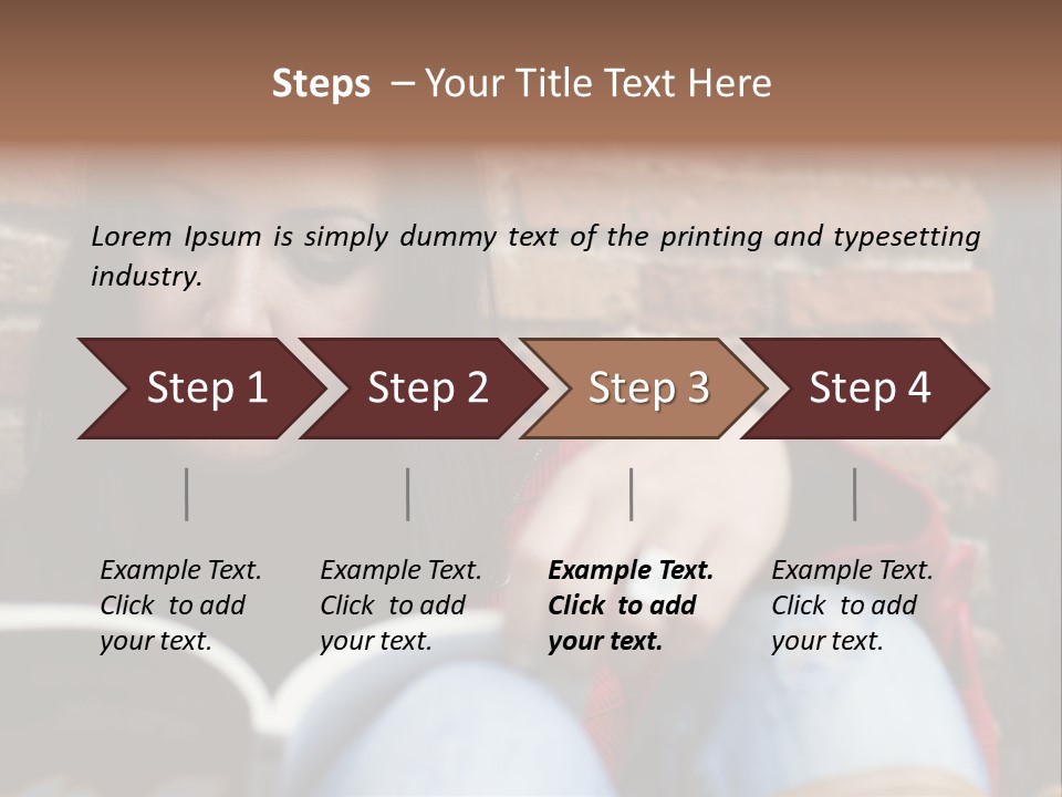 Woman Girl Femininity PowerPoint Template
