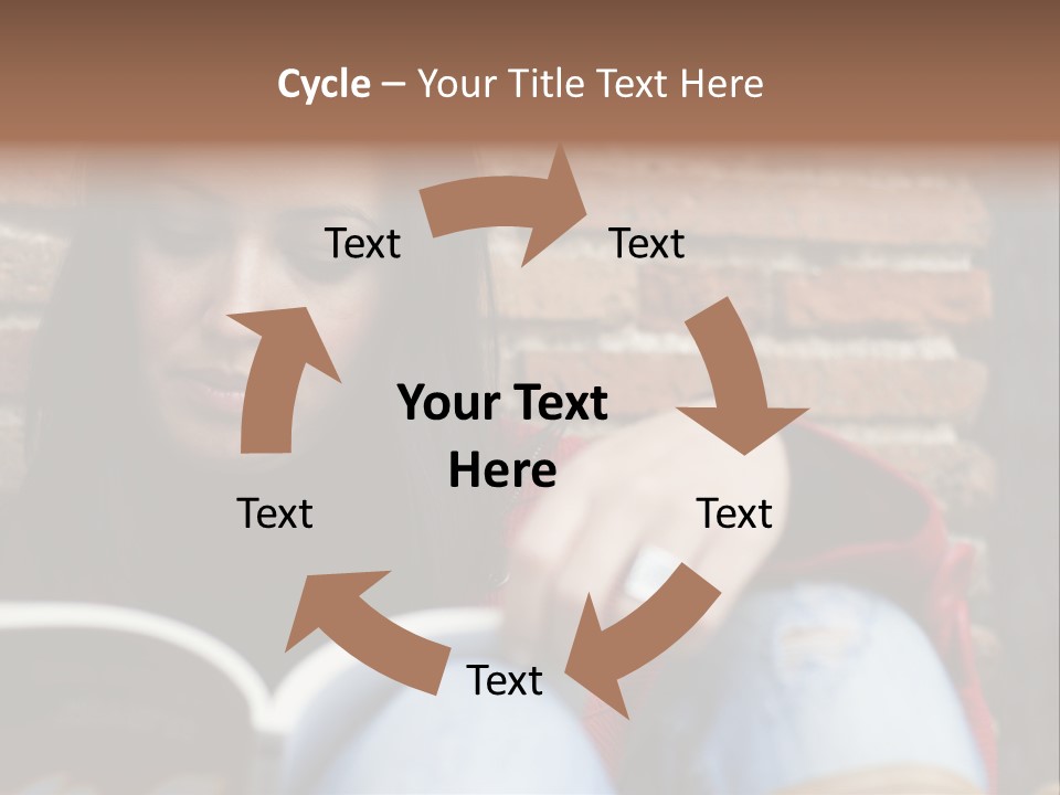 Woman Girl Femininity PowerPoint Template