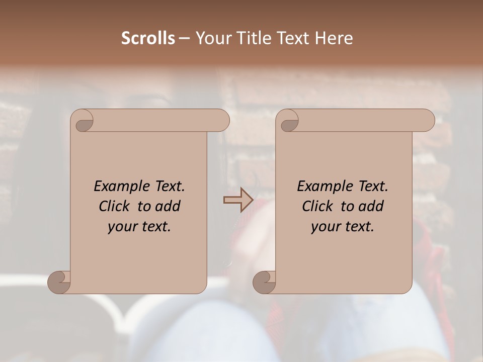 Woman Girl Femininity PowerPoint Template