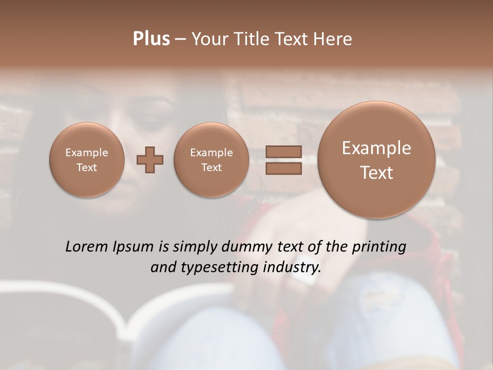 Woman Girl Femininity PowerPoint Template