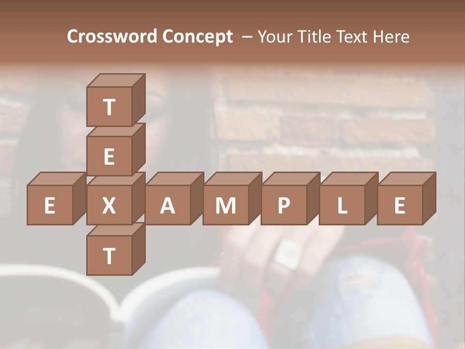 Woman Girl Femininity PowerPoint Template