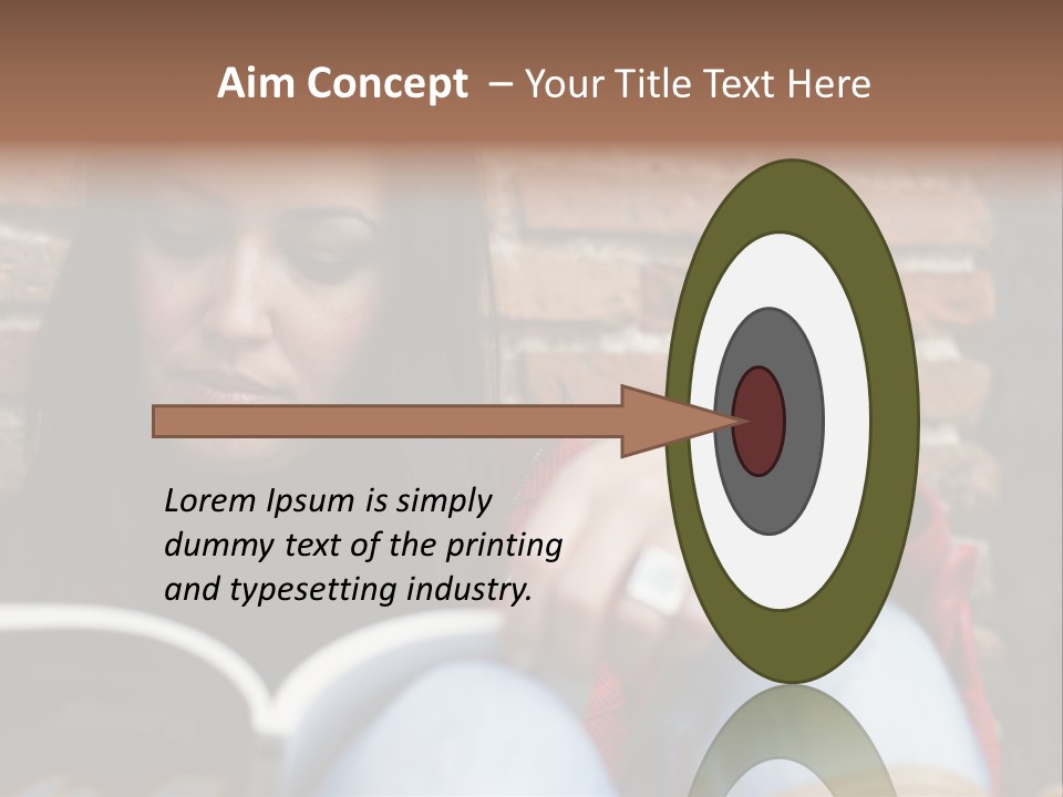 Woman Girl Femininity PowerPoint Template