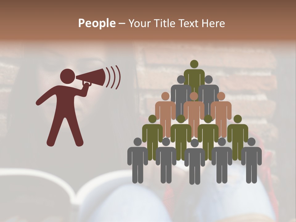 Woman Girl Femininity PowerPoint Template