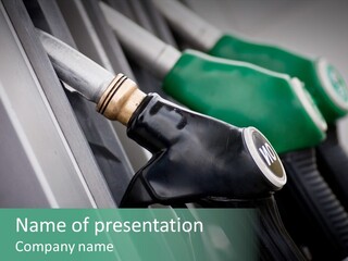 Diesel Shop Energy PowerPoint Template