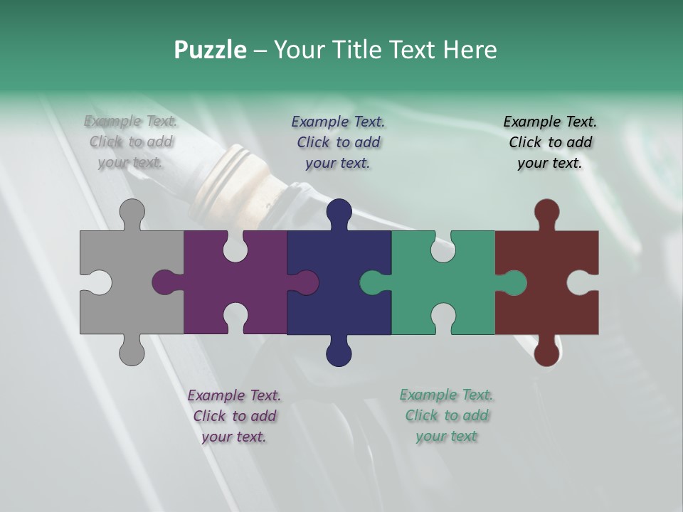 Diesel Shop Energy PowerPoint Template