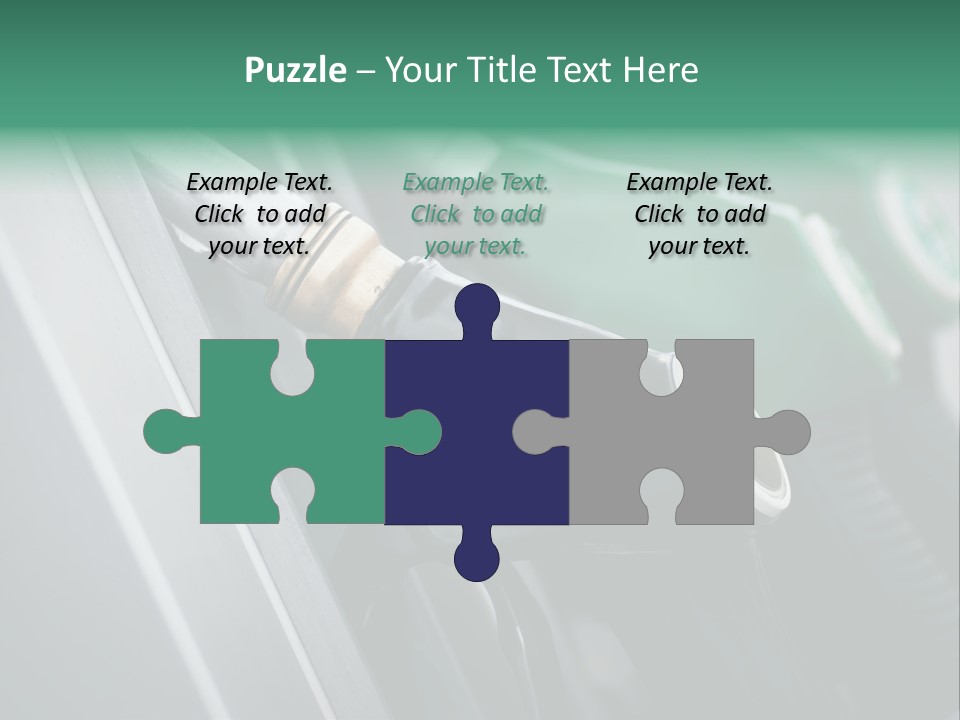 Diesel Shop Energy PowerPoint Template