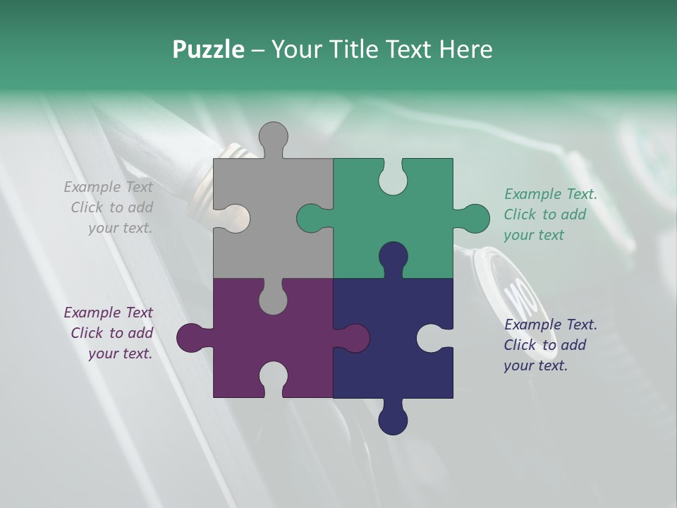 Diesel Shop Energy PowerPoint Template