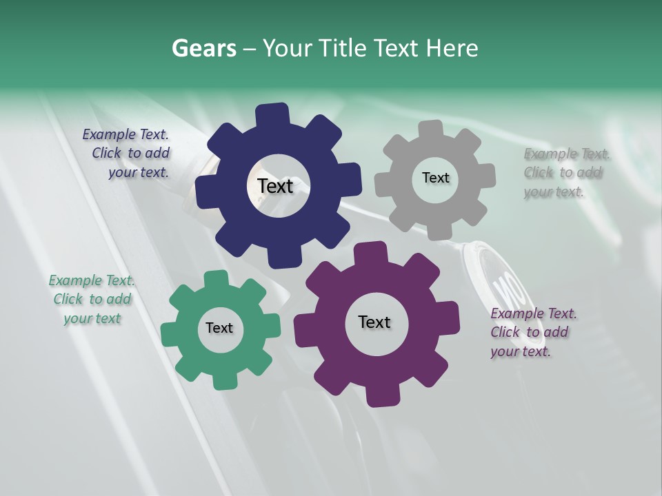 Diesel Shop Energy PowerPoint Template