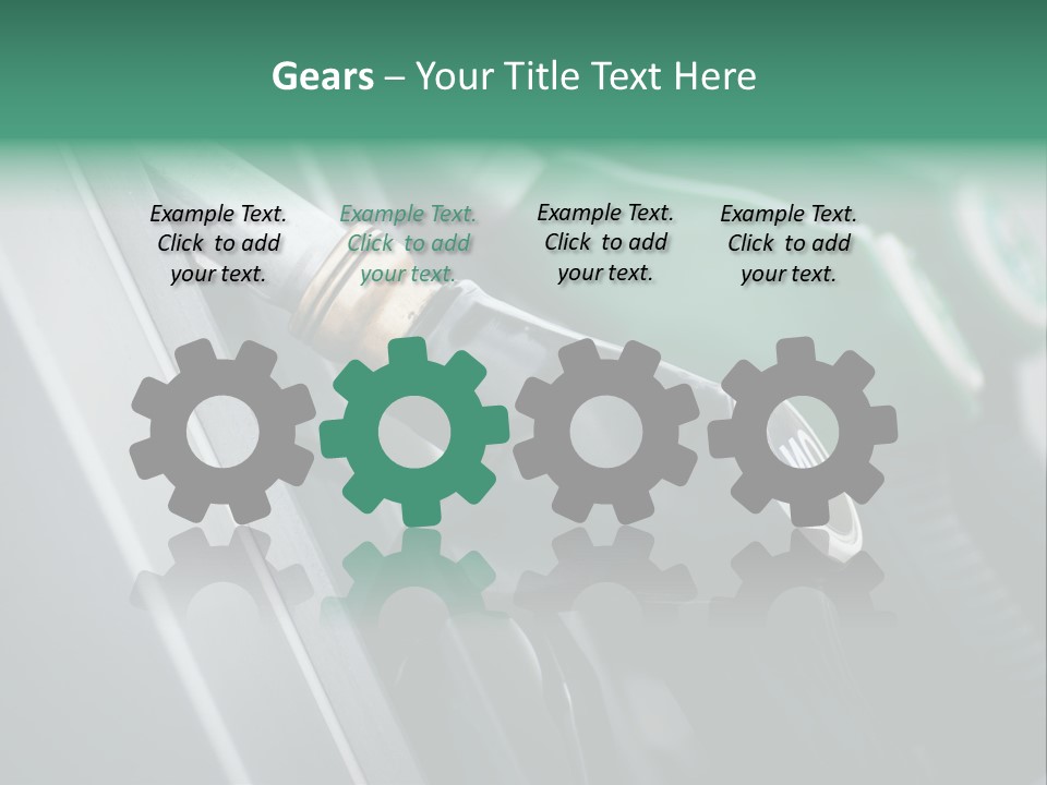 Diesel Shop Energy PowerPoint Template