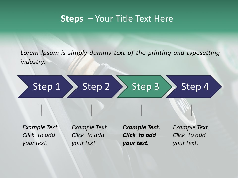 Diesel Shop Energy PowerPoint Template