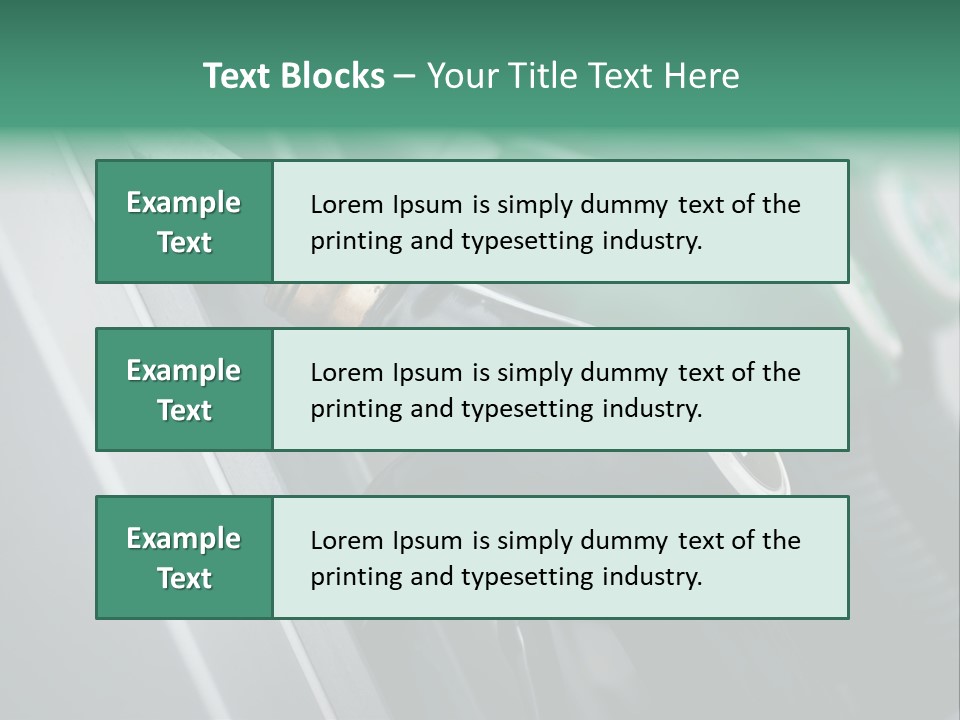 Diesel Shop Energy PowerPoint Template