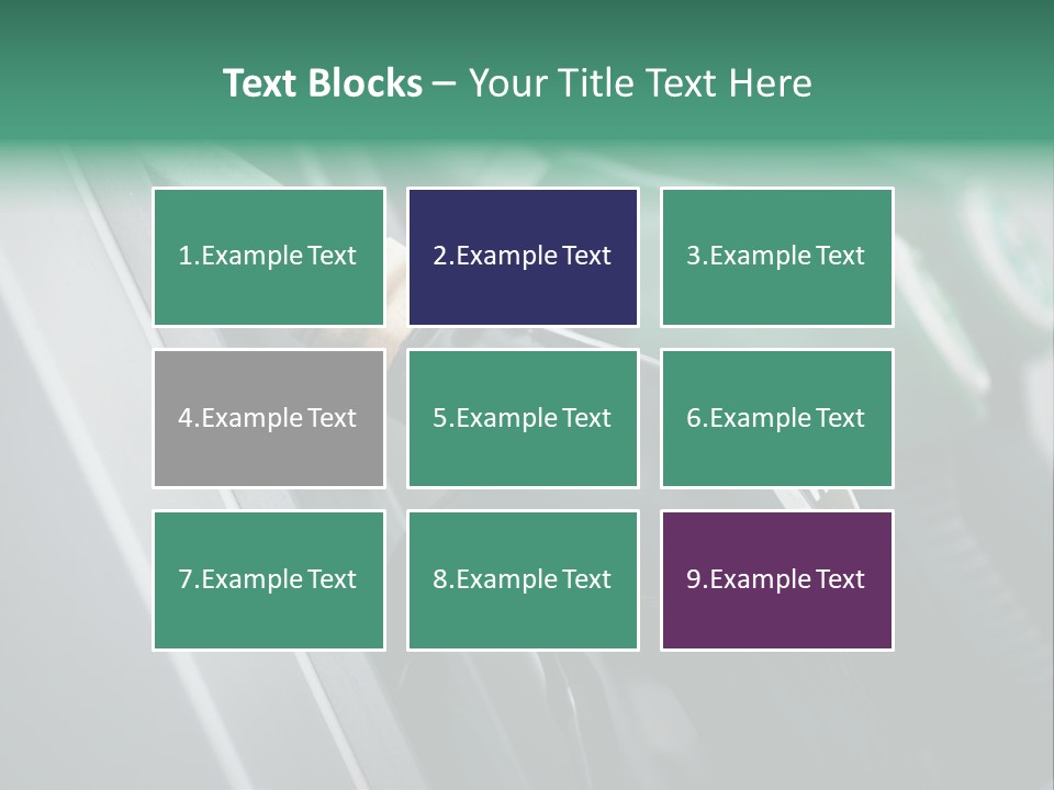 Diesel Shop Energy PowerPoint Template