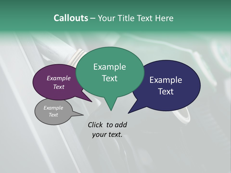Diesel Shop Energy PowerPoint Template