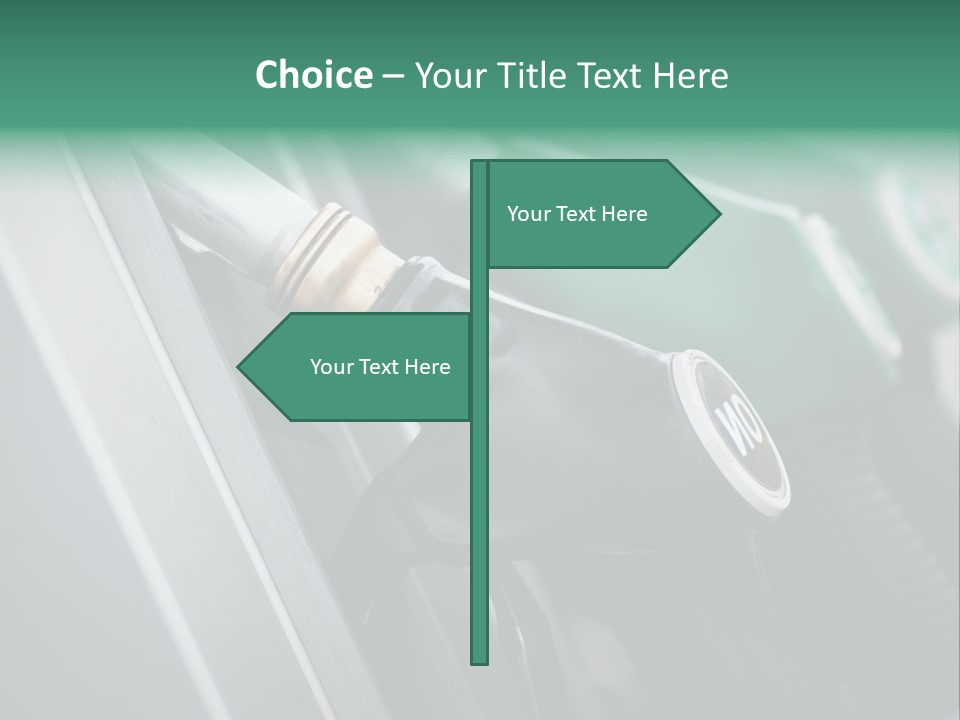 Diesel Shop Energy PowerPoint Template