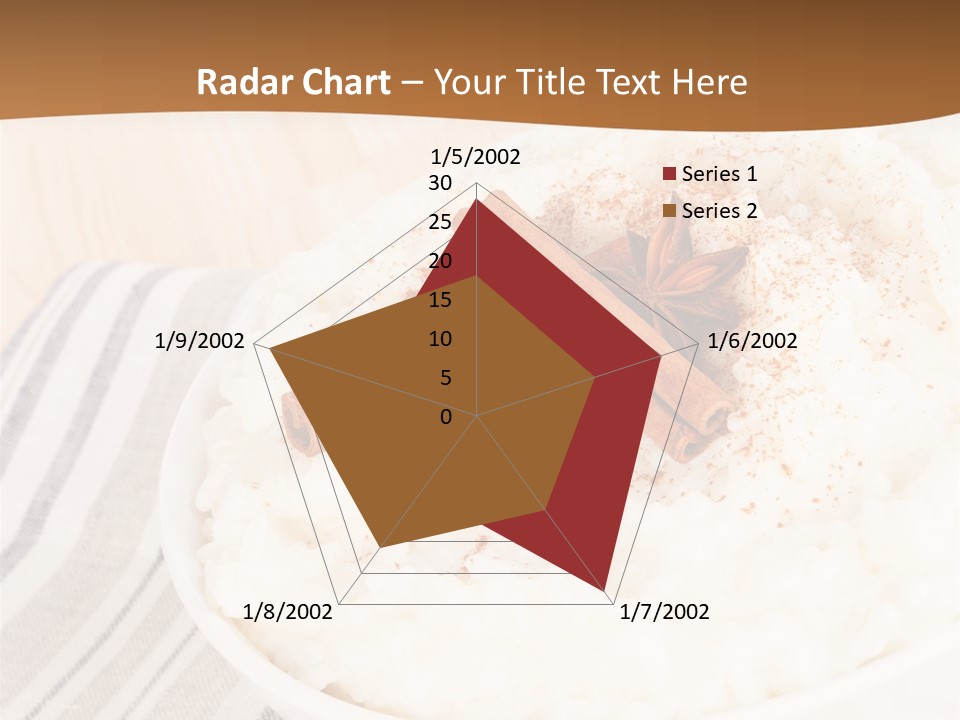 Bowl Creamy Gastronomy PowerPoint Template