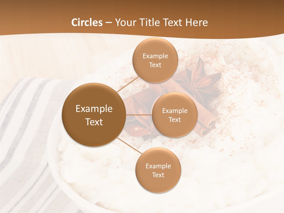 Bowl Creamy Gastronomy PowerPoint Template