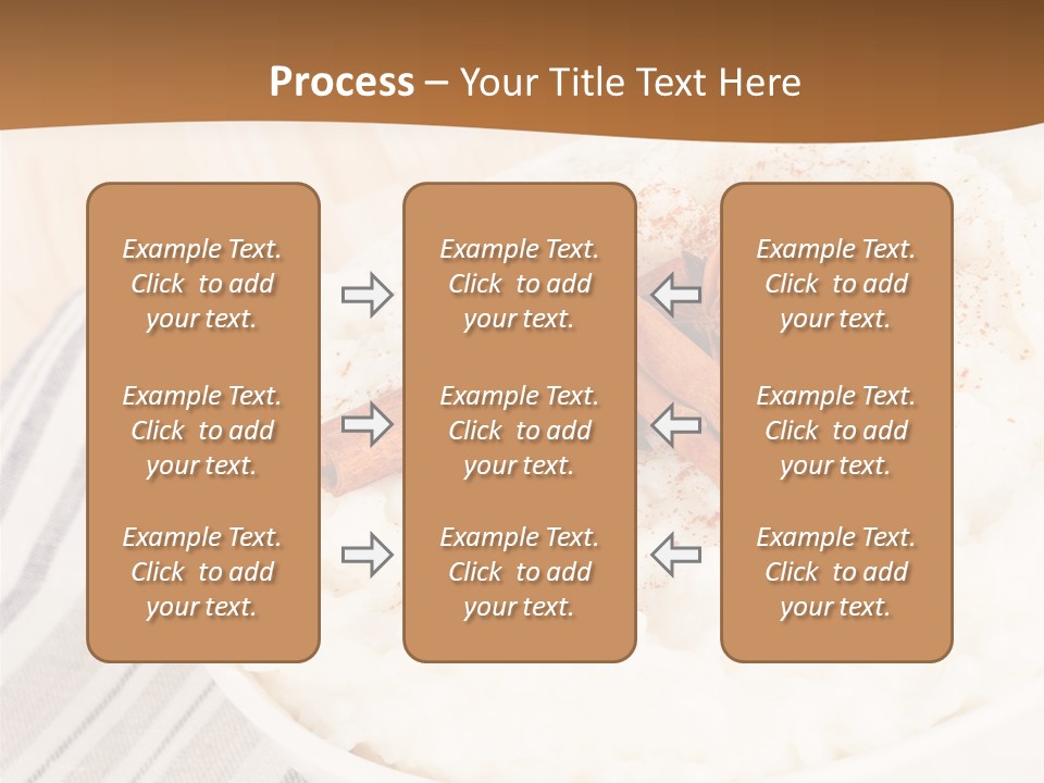 Bowl Creamy Gastronomy PowerPoint Template