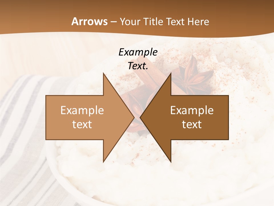 Bowl Creamy Gastronomy PowerPoint Template