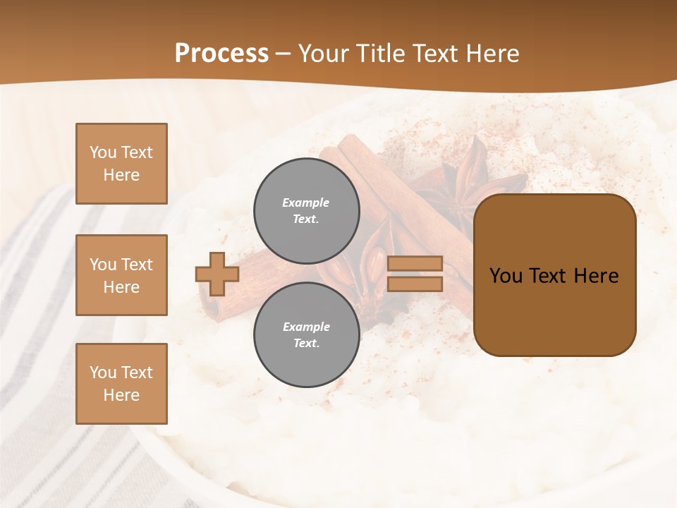 Bowl Creamy Gastronomy PowerPoint Template