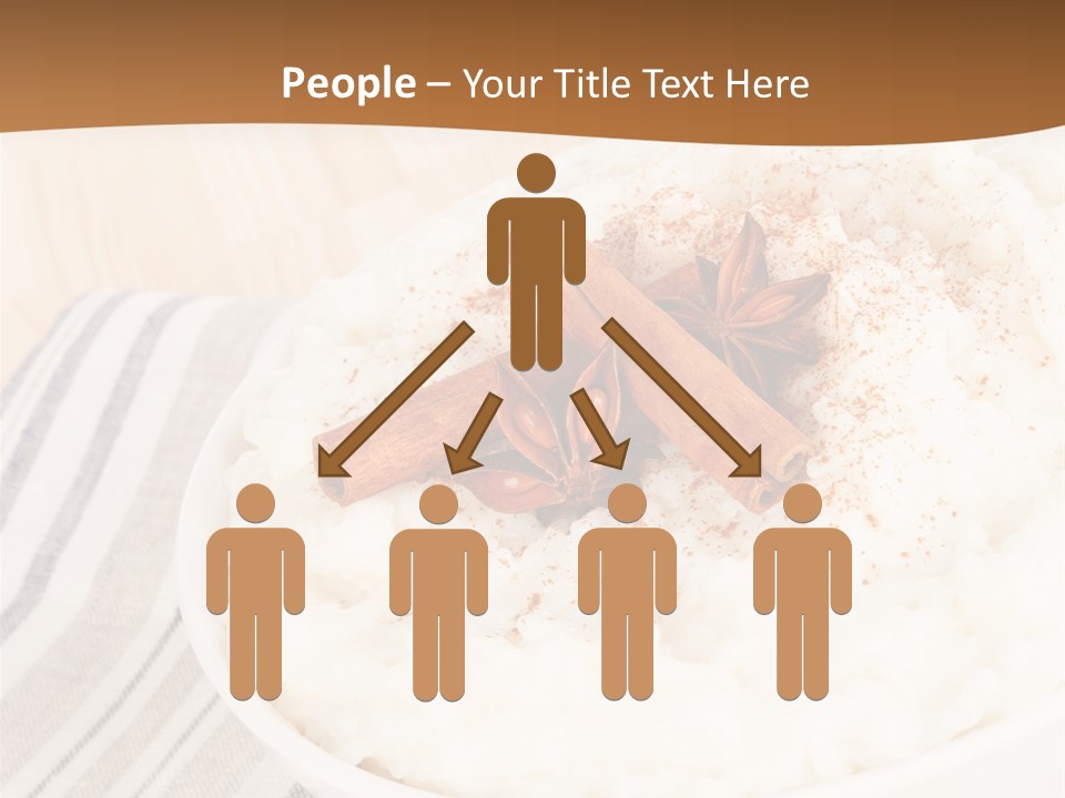 Bowl Creamy Gastronomy PowerPoint Template