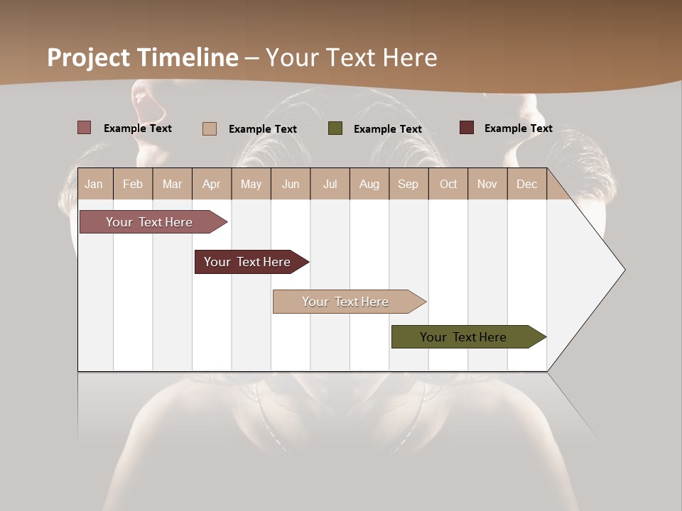 Mental Face Darkness PowerPoint Template