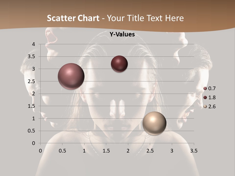 Mental Face Darkness PowerPoint Template