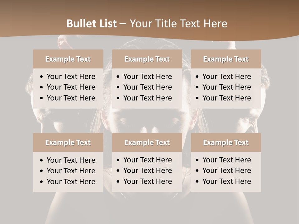 Mental Face Darkness PowerPoint Template
