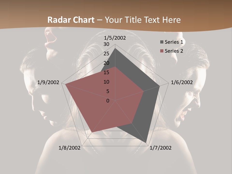 Mental Face Darkness PowerPoint Template