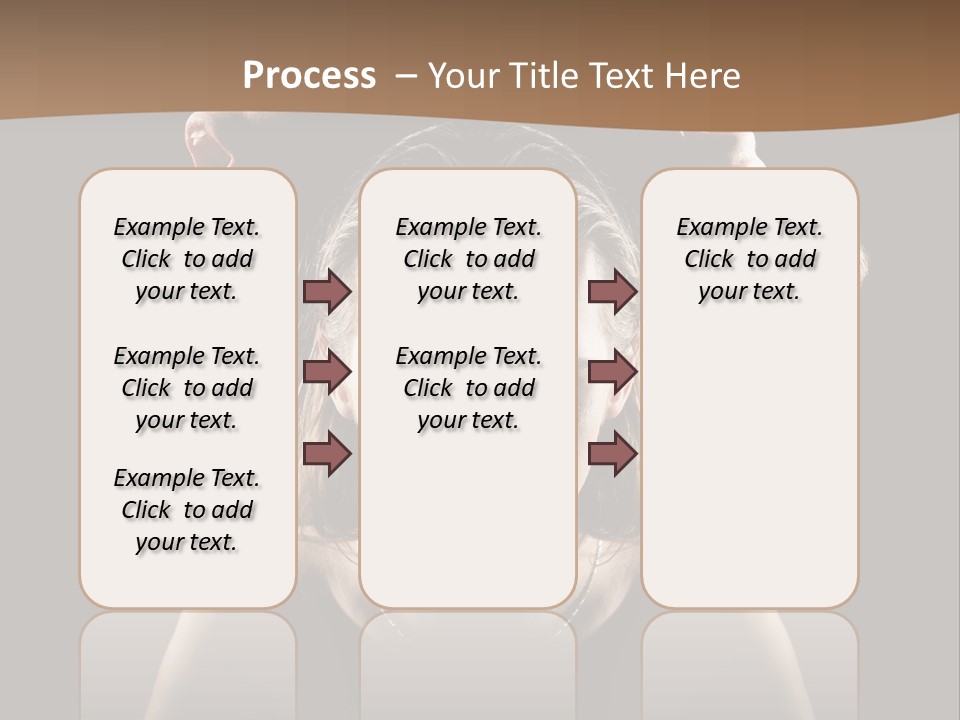 Mental Face Darkness PowerPoint Template
