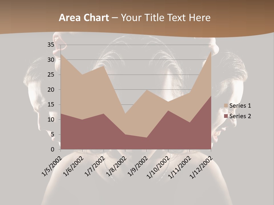 Mental Face Darkness PowerPoint Template