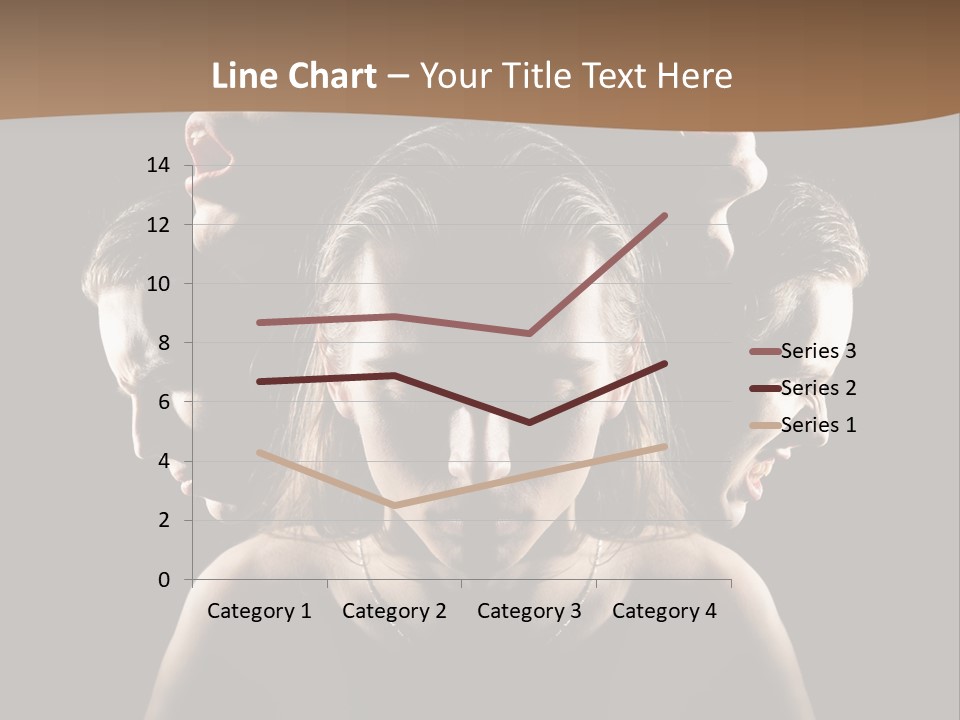 Mental Face Darkness PowerPoint Template