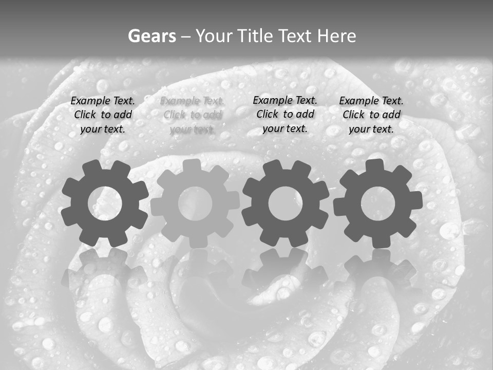 Grunge Beauty Romantic PowerPoint Template