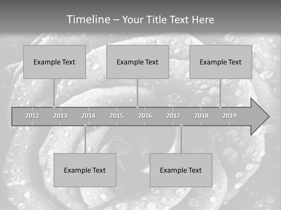 Grunge Beauty Romantic PowerPoint Template