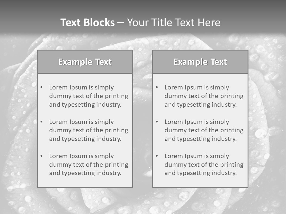 Grunge Beauty Romantic PowerPoint Template