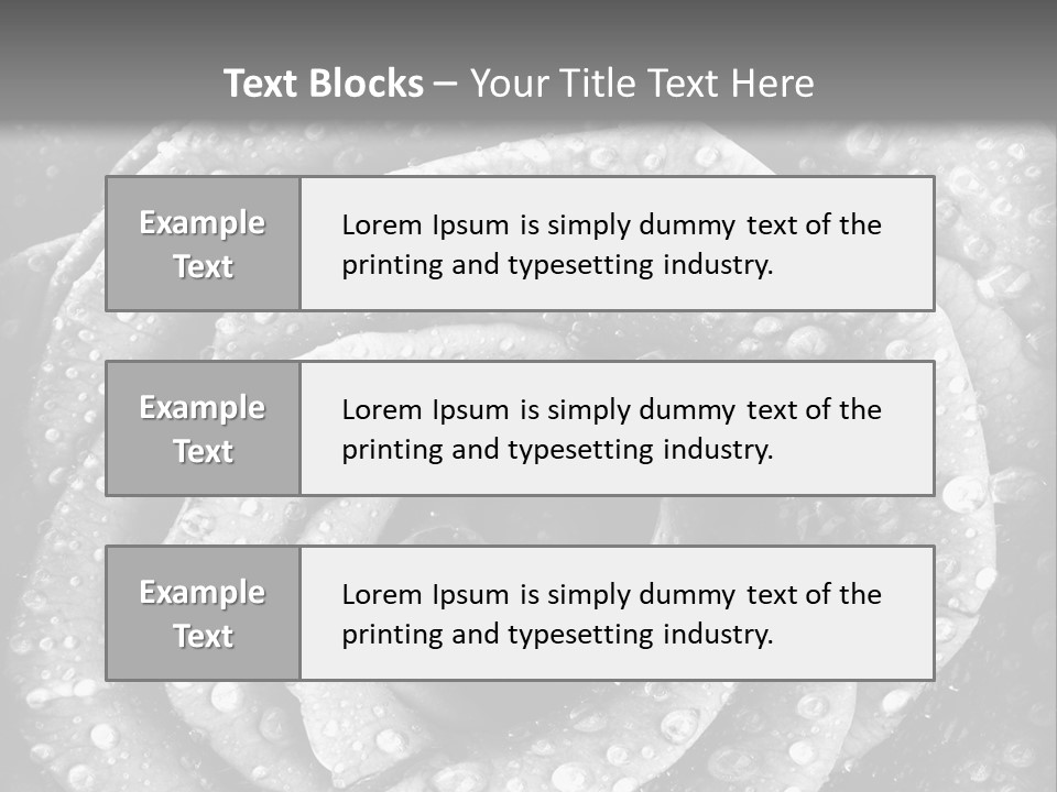 Grunge Beauty Romantic PowerPoint Template