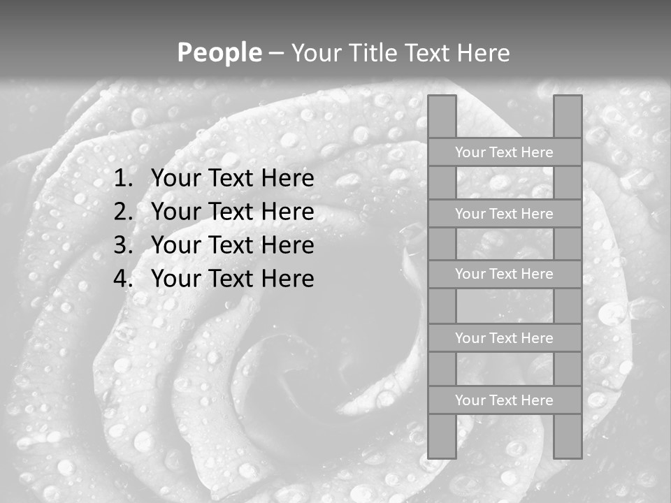 Grunge Beauty Romantic PowerPoint Template