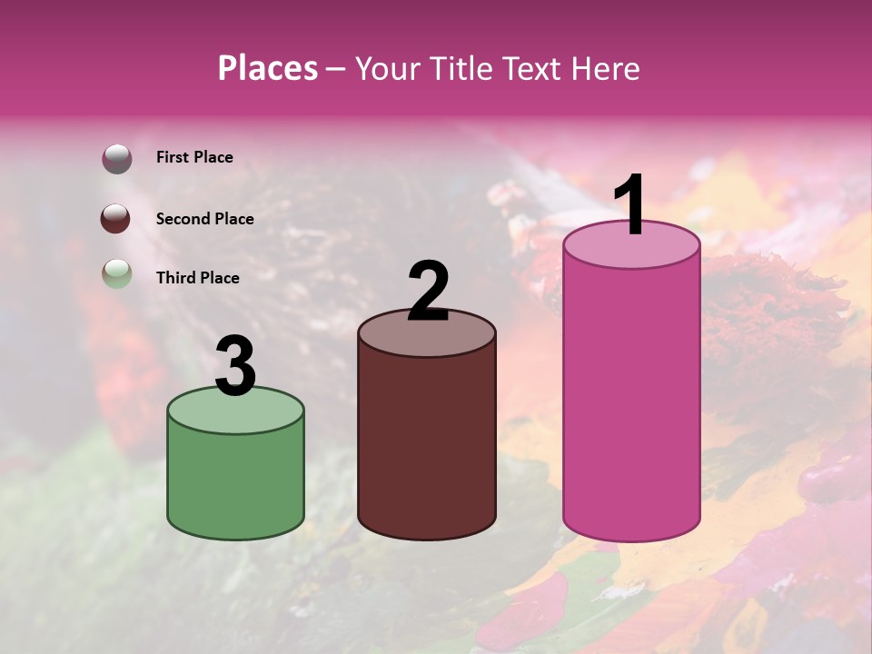 Artist Object Cutout PowerPoint Template