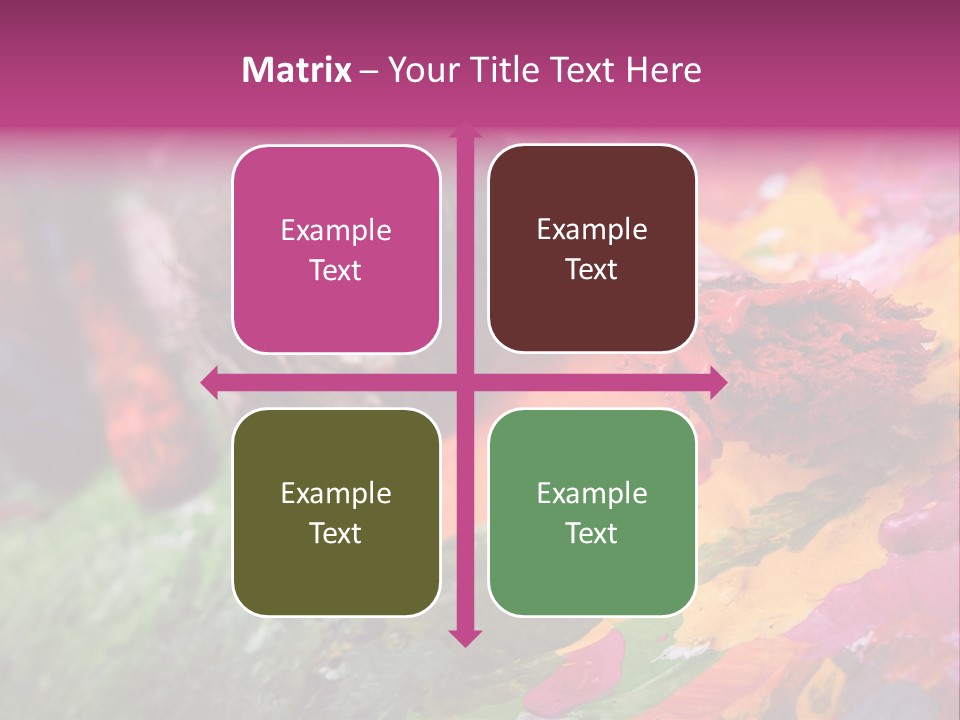 Artist Object Cutout PowerPoint Template